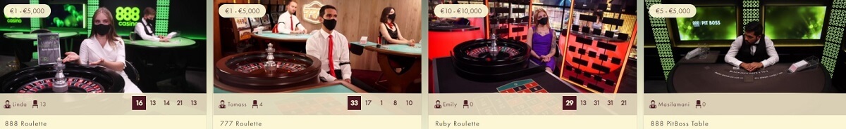 777 casino live dealer games