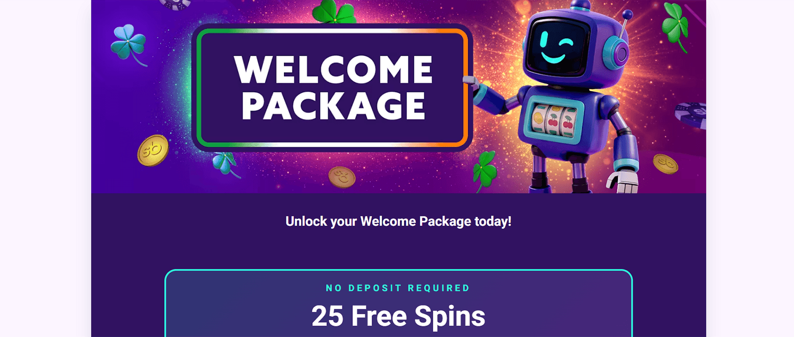 SlotBox Casino Welcome Package in Ireland