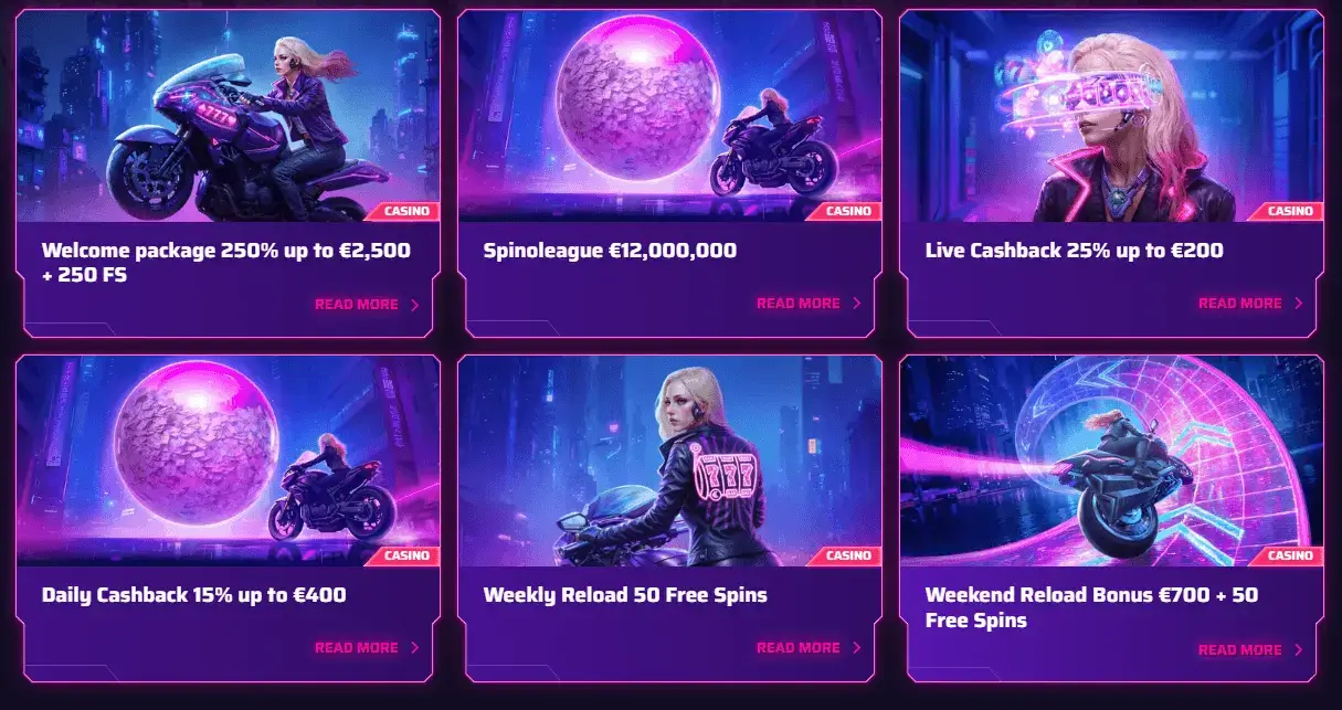 casino promotions and bonuses grid