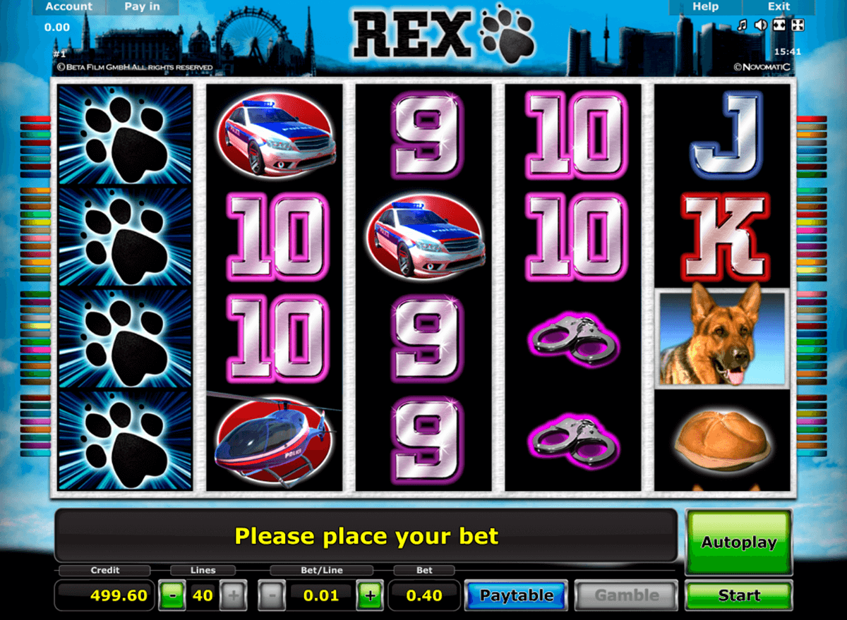 rex novomatic
