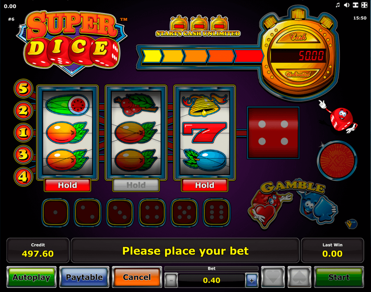 super dice novomatic