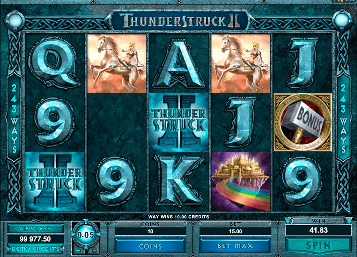 thunderstruck ii microgaming