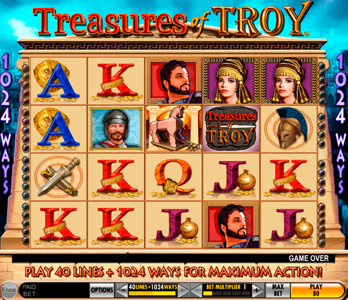 treasures of troy igt